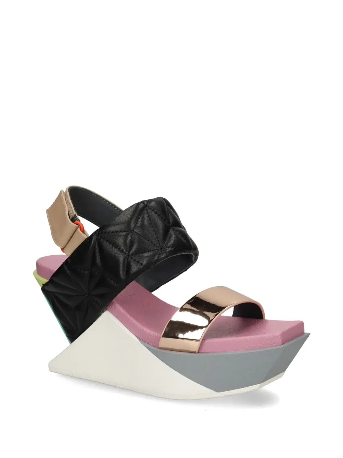 United Nude デルタサンダル 100mm ブラック - 画像2