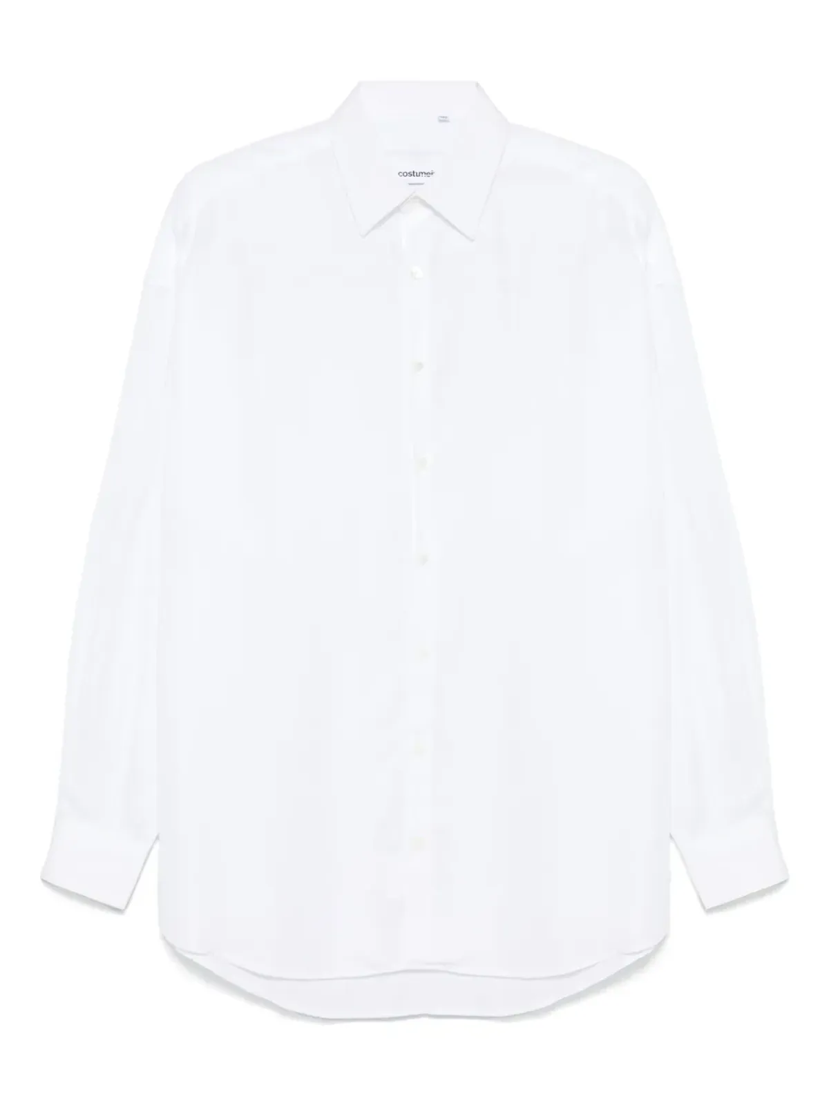 Costumein curved-hem shirt - 画像1