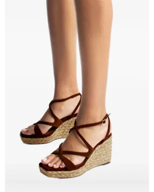 Jimmy Choo Ayla プラットフォームサンダル - ブラウン - サムネイル5