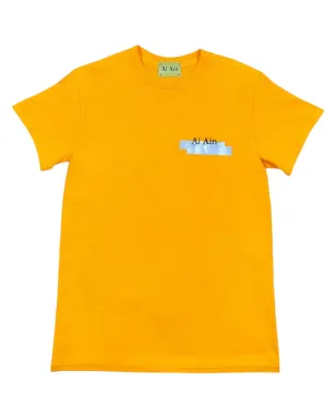 AL AIN グラフィックプリントTシャツ - イエロー - サムネイル1
