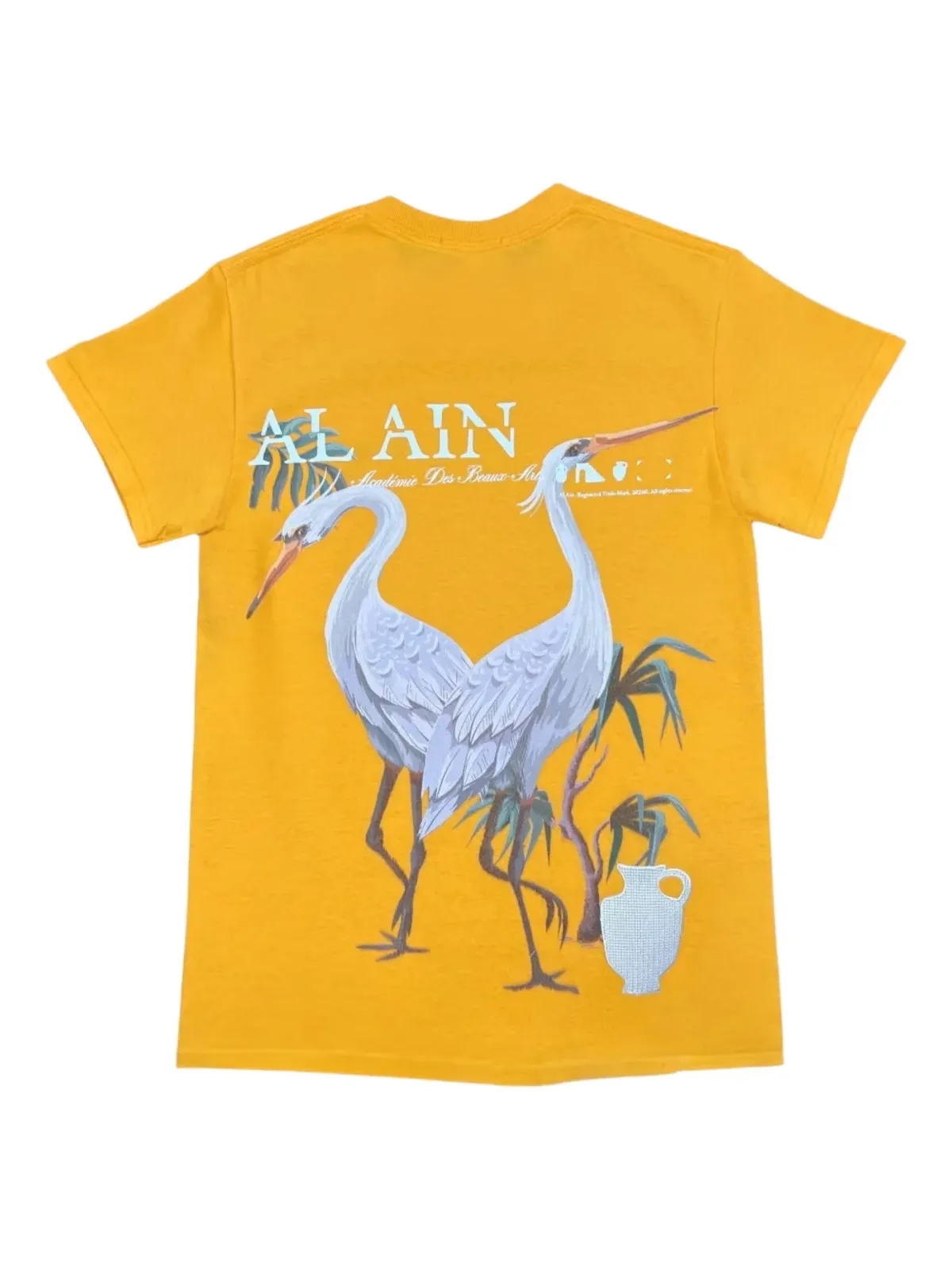 AL AIN グラフィックプリントTシャツ - イエロー - 画像2