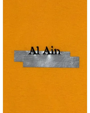 AL AIN グラフィックプリントTシャツ - イエロー - サムネイル3