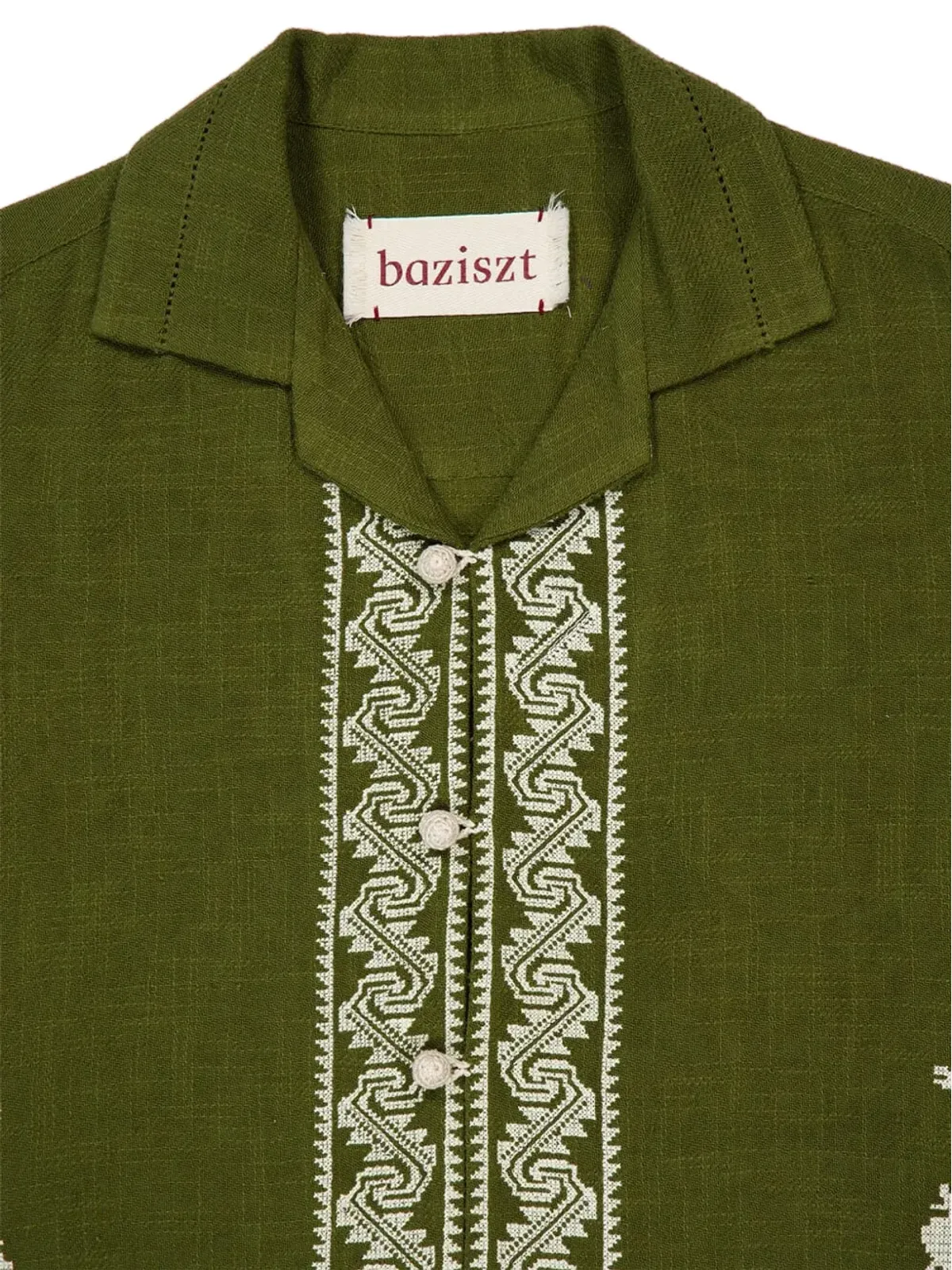Baziszt トゥルムシャツ - Green - 画像3
