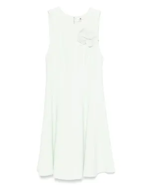 Elisabetta Franchi 花柄アップリケ付きクレープミニドレス - サムネイル1