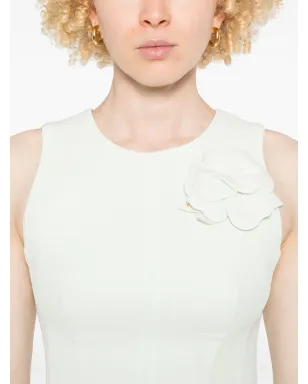 Elisabetta Franchi 花柄アップリケ付きクレープミニドレス - サムネイル5