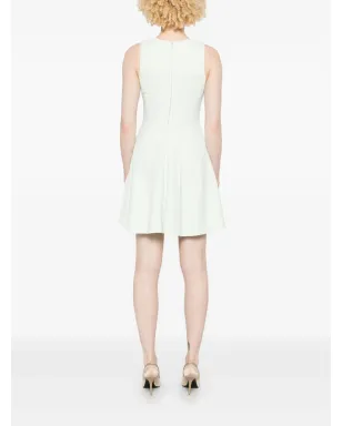 Elisabetta Franchi 花柄アップリケ付きクレープミニドレス - サムネイル4