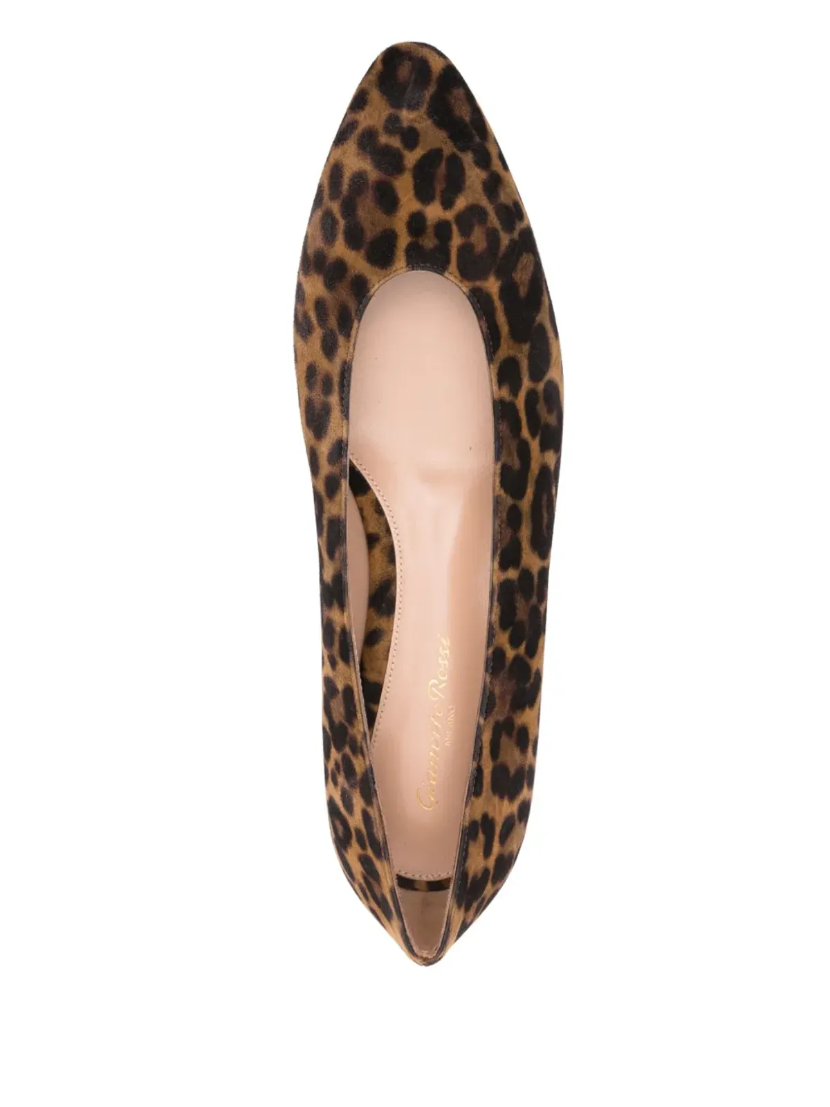 Gianvito Rossi Amelia バレエフラット - 画像4