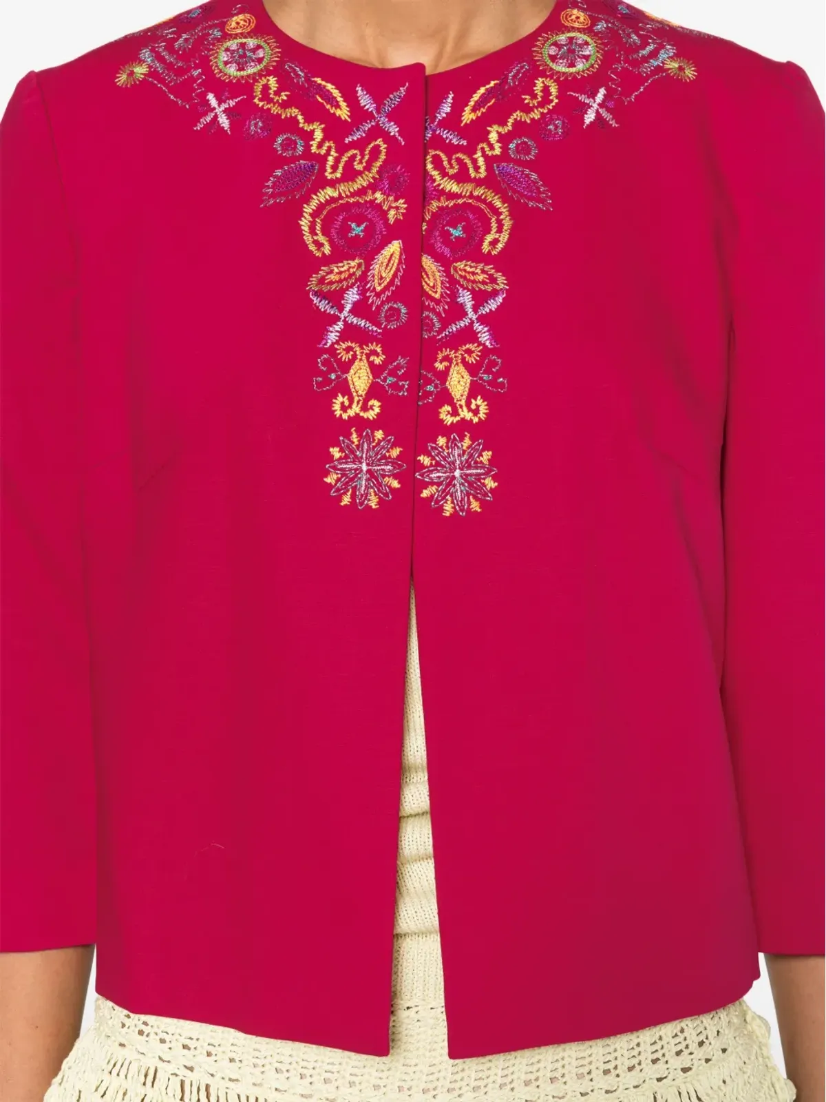 Christian Lacroix Pre-Owned 1990年代刺繍ジャケット - ピンク - 画像5