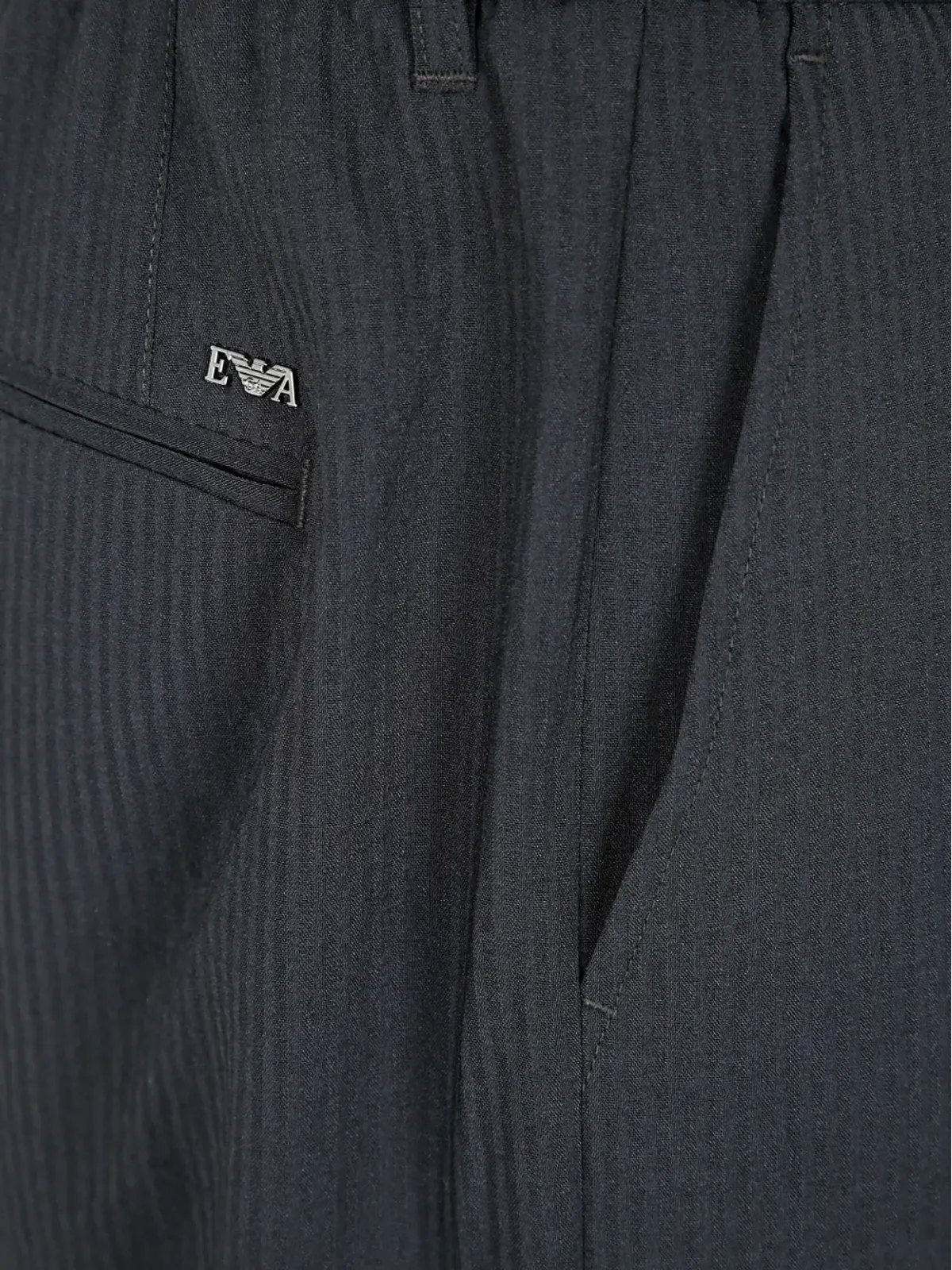 Emporio Armani ブルーのストレートパンツ - 画像3