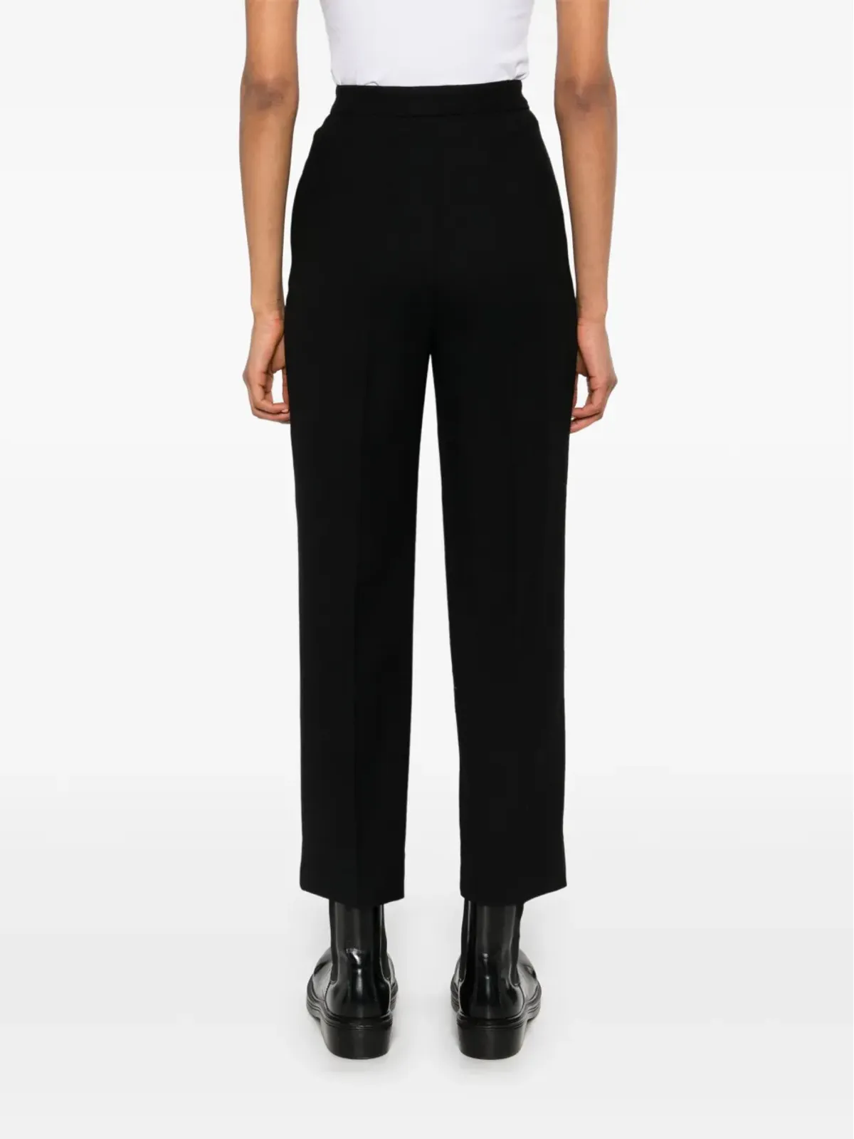 John Galliano Pre-Owned ウール素材のテーラードパンツ（ブラック） - 画像4