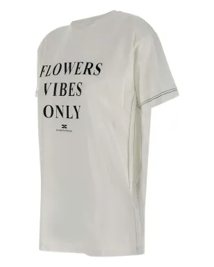 Elisabetta Franchi コットンTシャツ ホワイト - サムネイル3