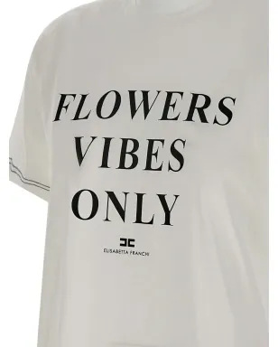 Elisabetta Franchi コットンTシャツ ホワイト - サムネイル4