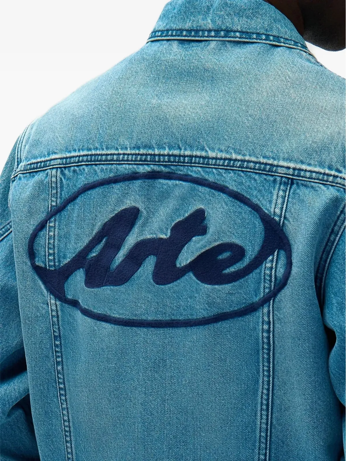 Arte Antwerp ロゴ刺繍ジャケット - Blue - 画像2