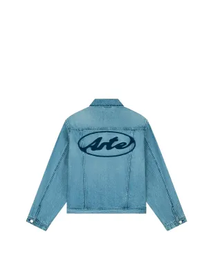 Arte Antwerp ロゴ刺繍ジャケット - Blue - サムネイル3