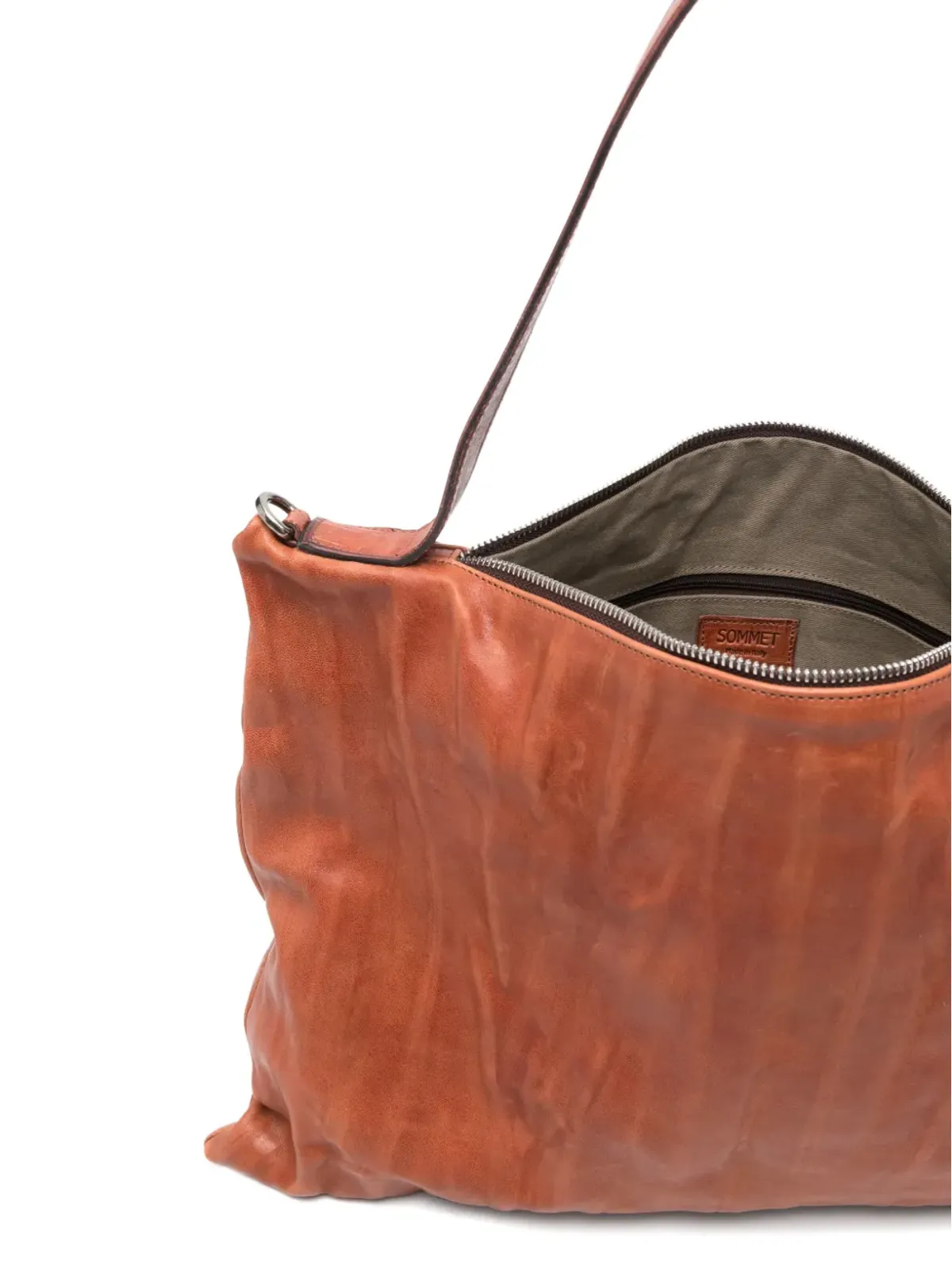 SOMMET Lexiトップジップレザーショルダーバッグ - 画像5