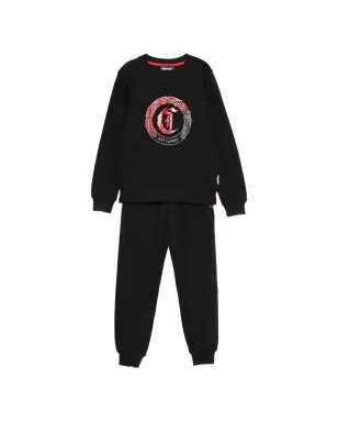 Roberto Cavalli Junior ブラック トラックスーツ - ブルー - サムネイル1