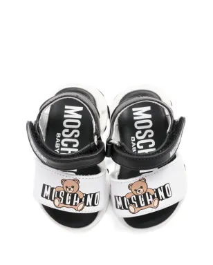 Moschino Kids テディプリント・ストラップサンダル - サムネイル4