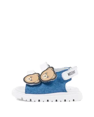 Moschino Kids テディアップリケ付きサンダル - サムネイル5