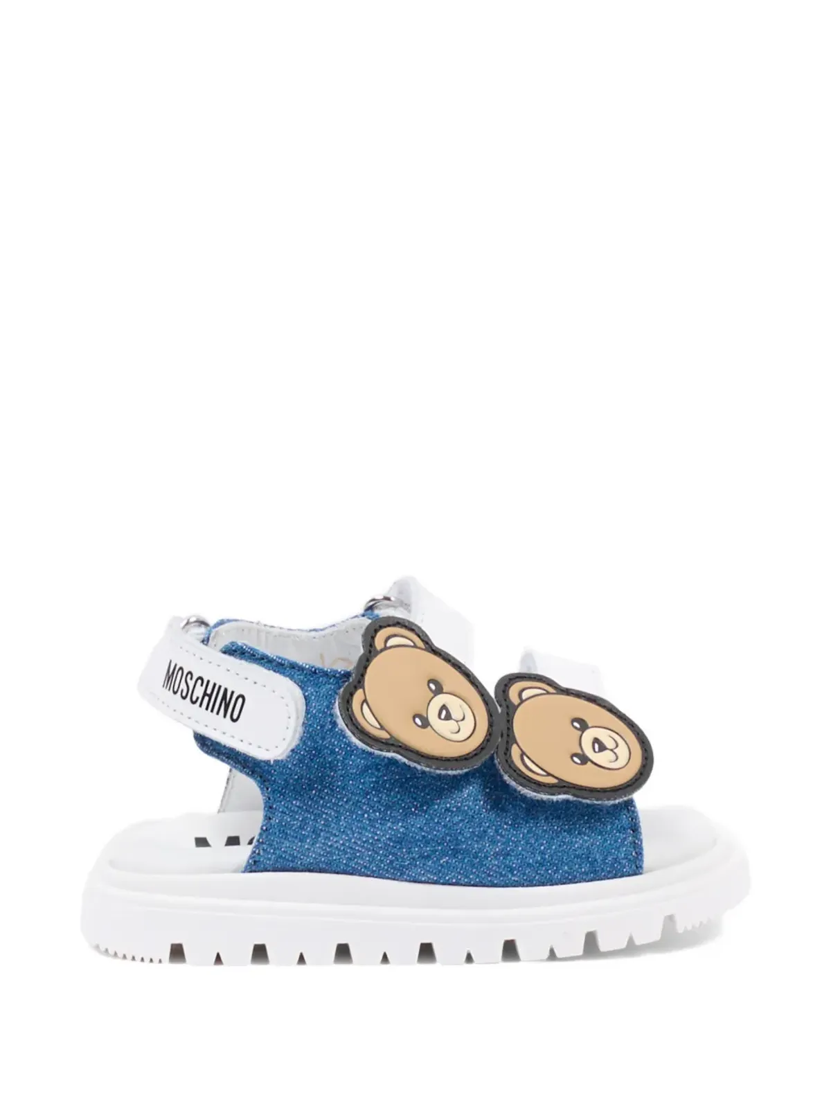 Moschino Kids テディアップリケ付きサンダル - 画像2