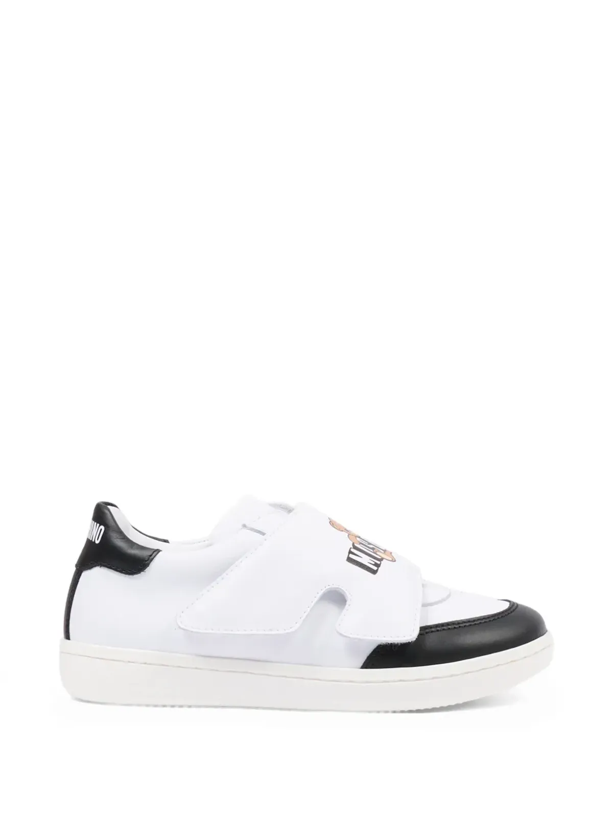 Moschino Kids アップリケ付きローカットスニーカー - White - 画像2