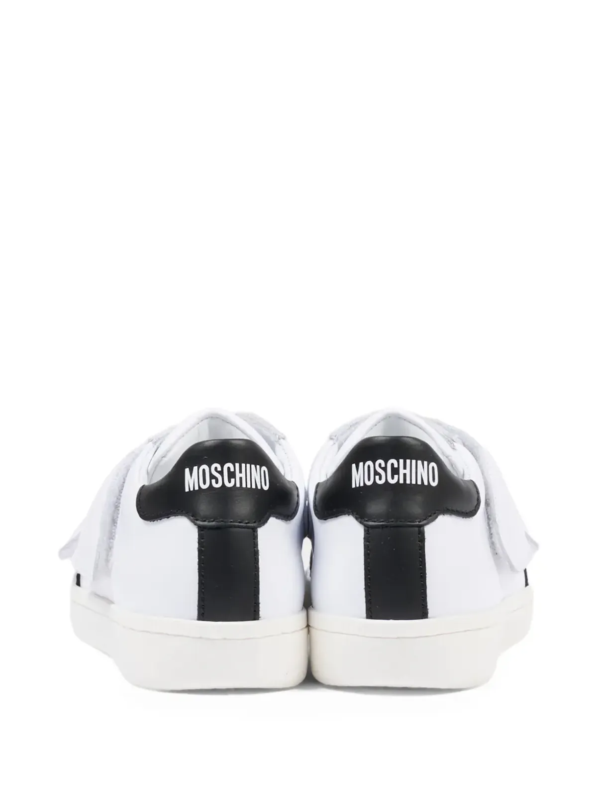 Moschino Kids アップリケ付きローカットスニーカー - White - 画像4