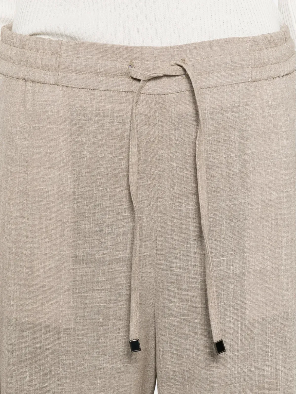 Berwich Patrizia drawstring palazzo pants - Neutrals - 画像5
