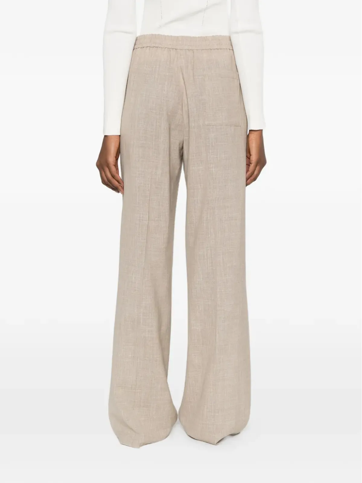 Berwich Patrizia drawstring palazzo pants - Neutrals - 画像4