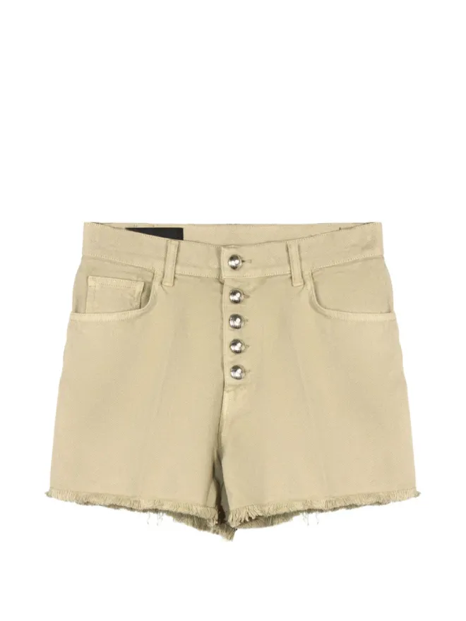 DONDUP DONDUP ボタン付きフリンジショートパンツの商品画像