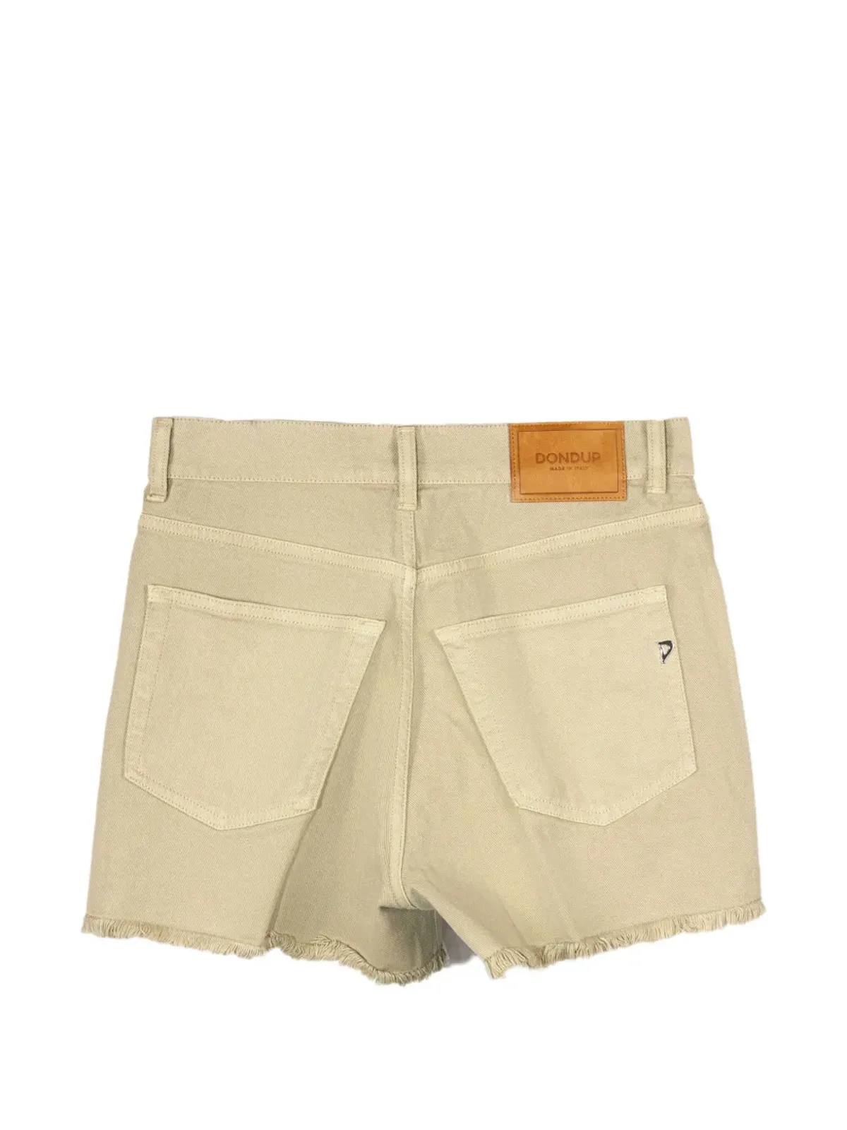 DONDUP ボタン付きフリンジショートパンツ - 画像2