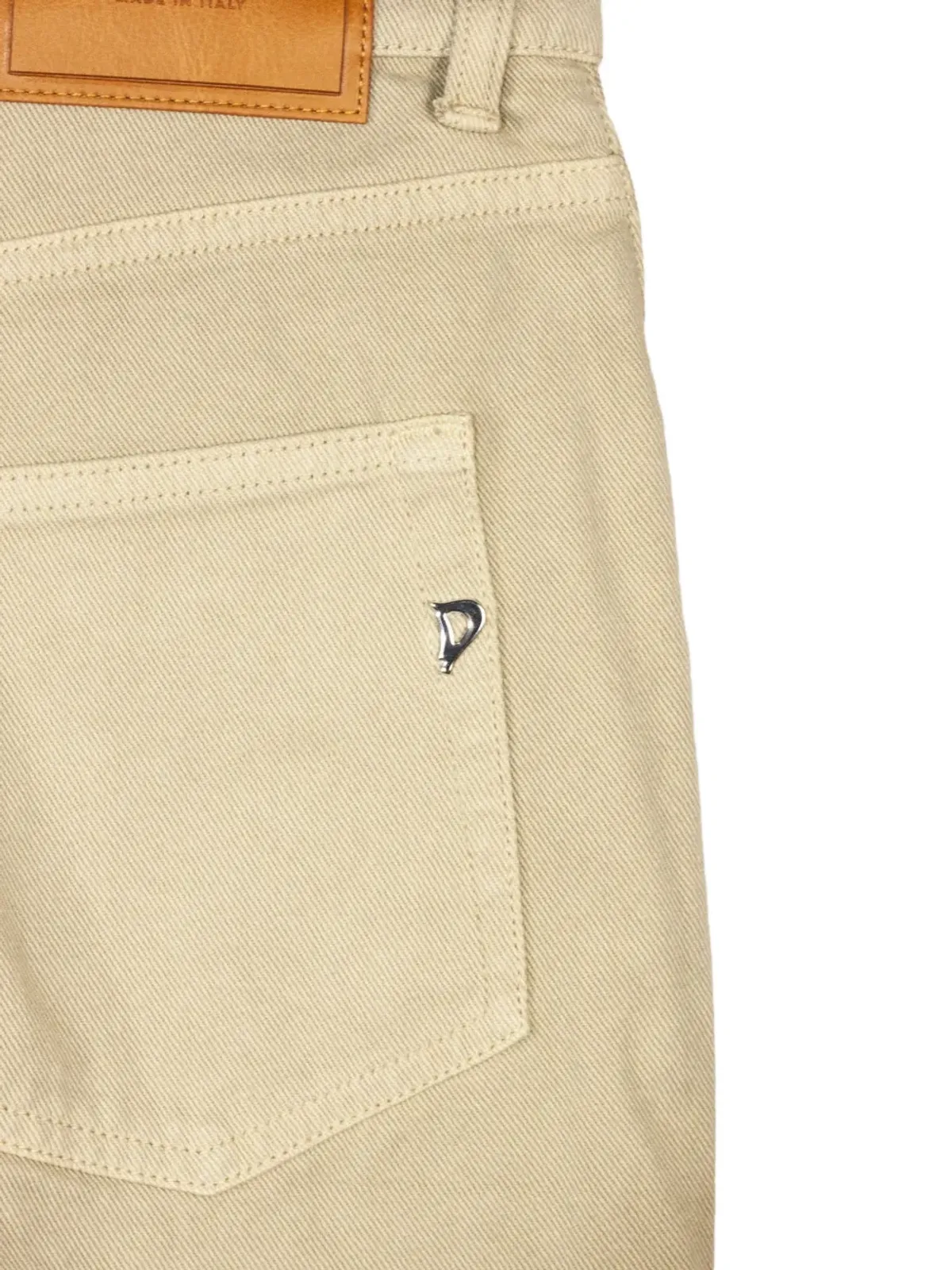 DONDUP ボタン付きフリンジショートパンツ - 画像4