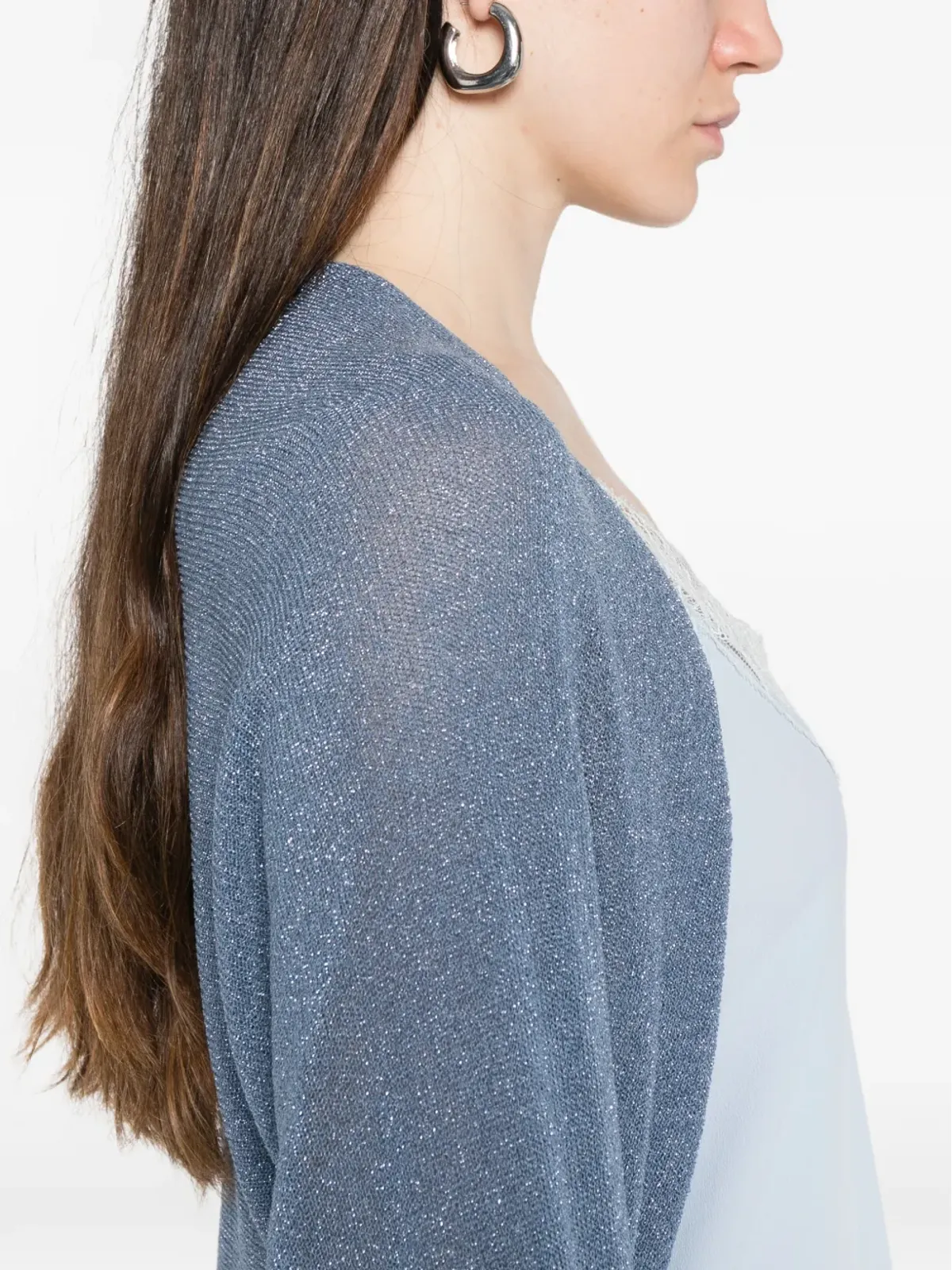 Marella Fiocchi cardigan - Blue - 画像5