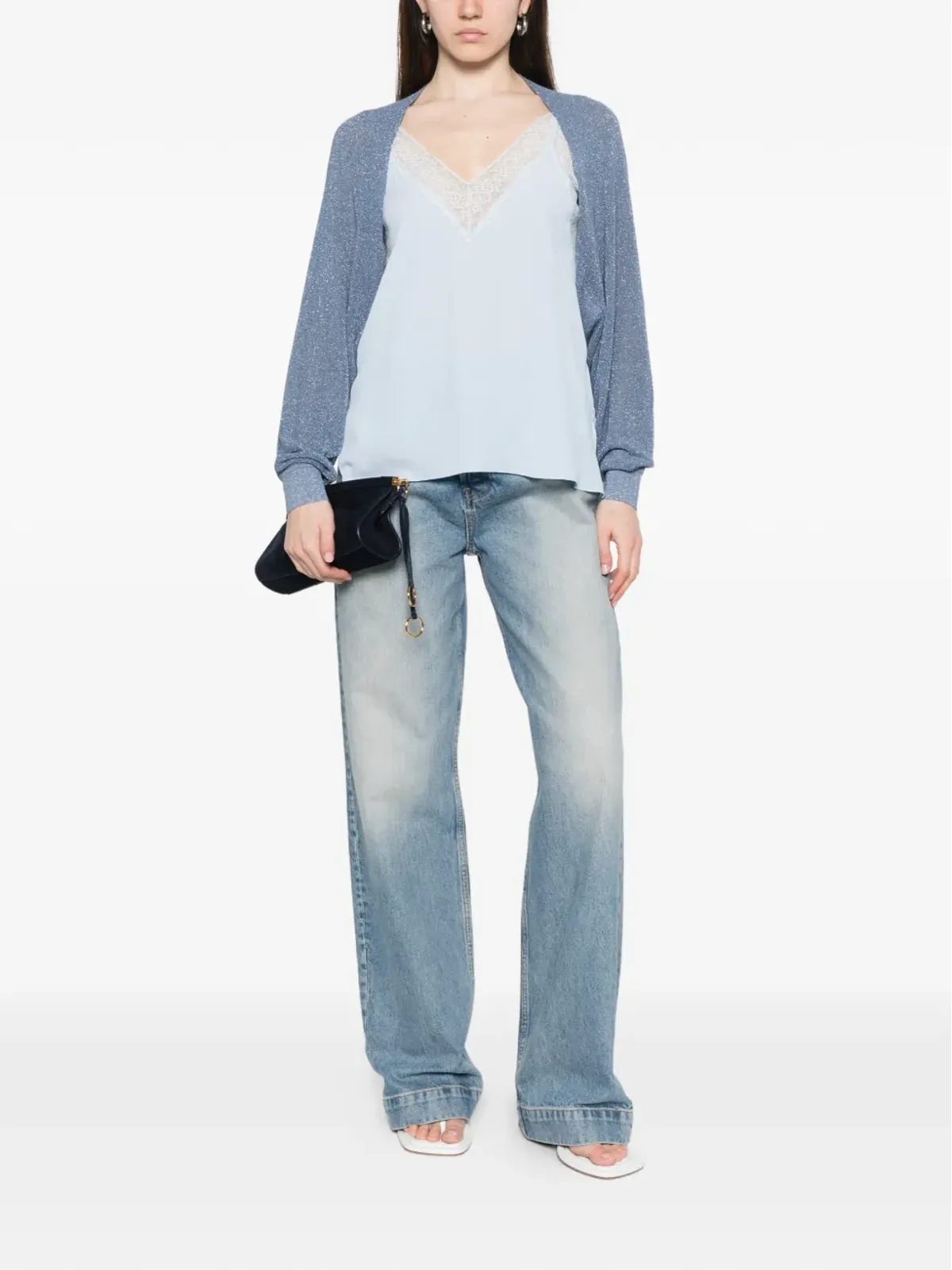 Marella Fiocchi cardigan - Blue - 画像2