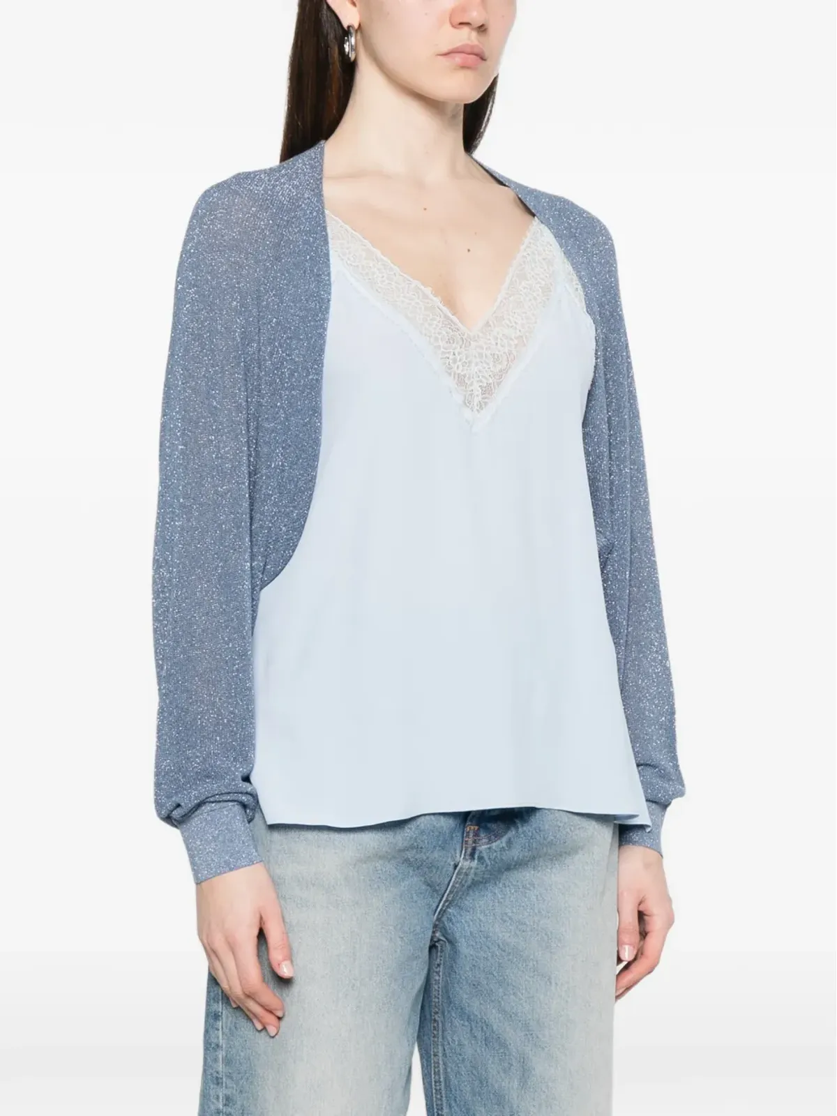 Marella Fiocchi cardigan - Blue - 画像3