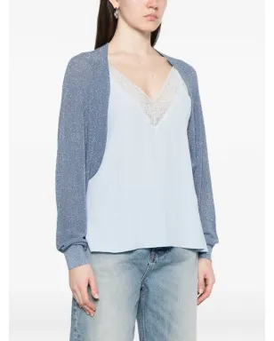 Marella Fiocchi cardigan - Blue - サムネイル3