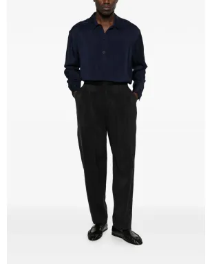 Giorgio Armani サテン・トリムパンツ - ブラック - サムネイル2