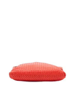Bottega Veneta ビンテージ ナッパ・イントレッチャート フォールドオーバー・サッチェル - レッド - サムネイル4