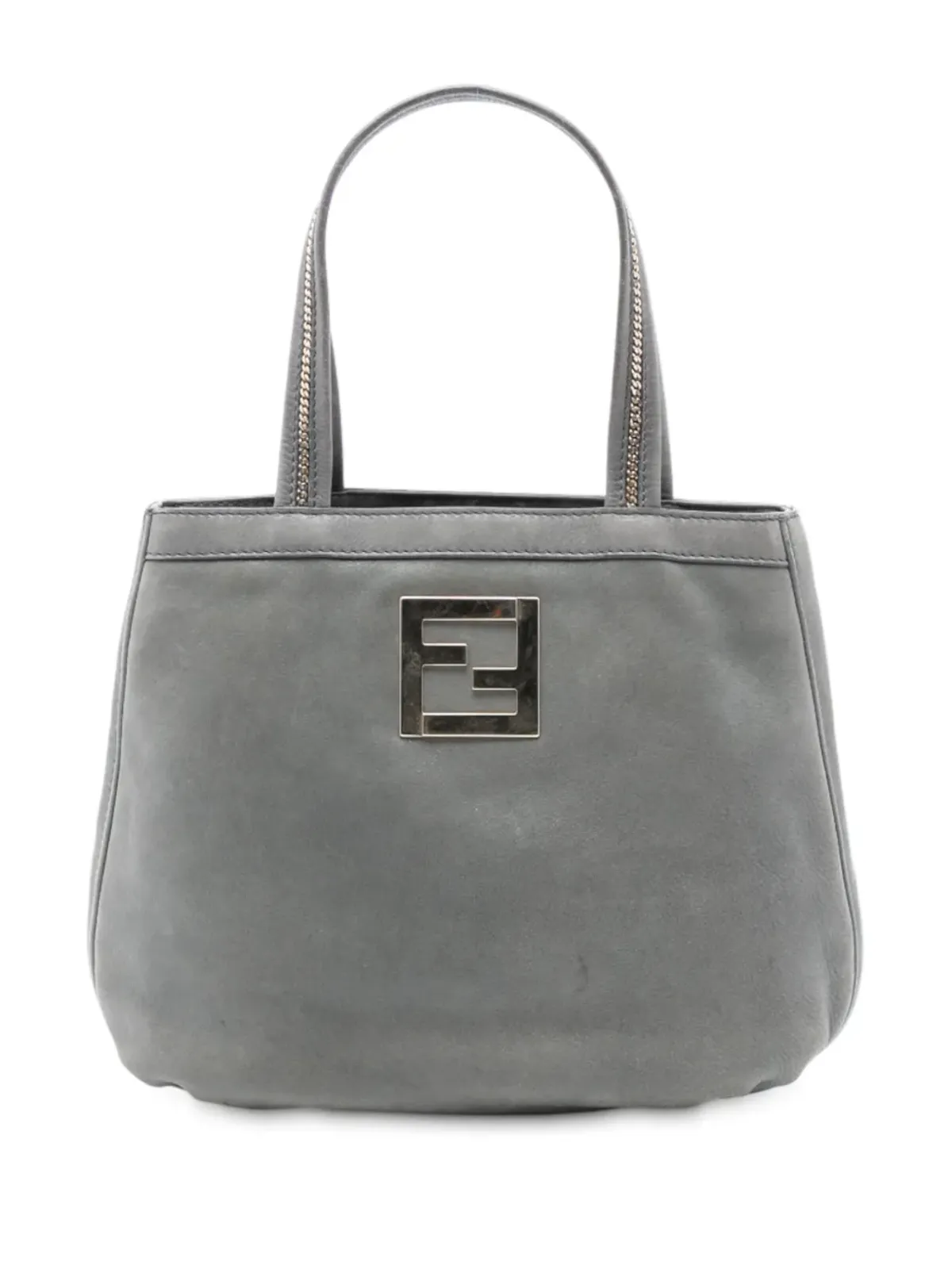 Fendi Pre-Owned ヌバック FFチェーン トートバッグ - 画像1