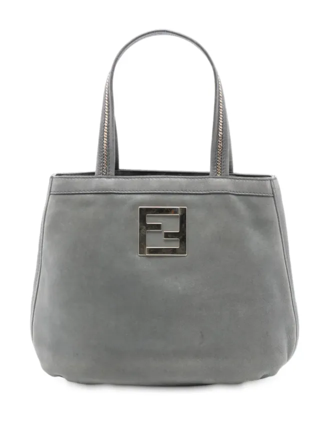 Fendi Pre-Owned Fendi Pre-Owned ヌバック FFチェーン トートバッグの商品画像