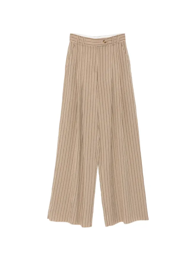Marella Marella Ordine 縦ストライプワイドレッグパンツの商品画像