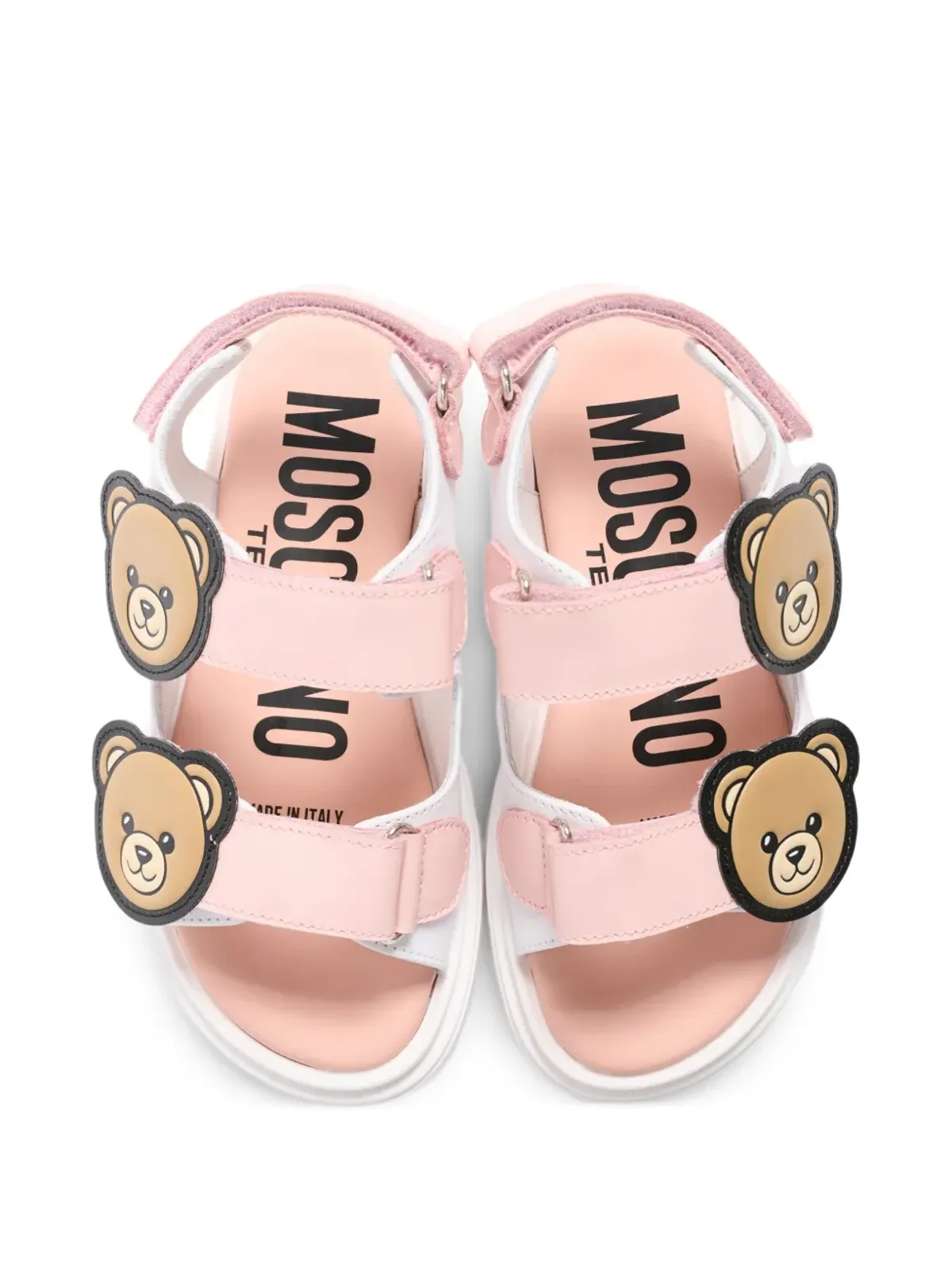 Moschino Kids テディモチーフストラップサンダル - 画像5