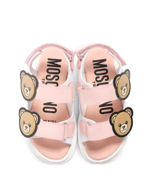 Moschino Kids テディモチーフストラップサンダル - サムネイル5