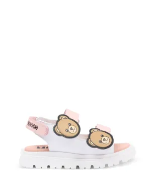 Moschino Kids テディモチーフストラップサンダル - サムネイル2