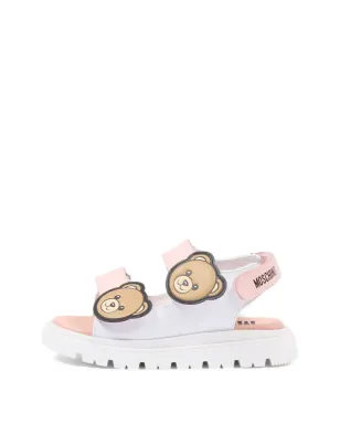 Moschino Kids テディモチーフストラップサンダル - サムネイル3