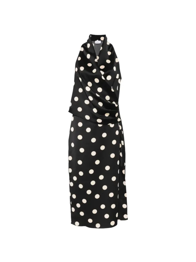 Marella Marella ポルカドット柄ホルターネック ミディドレスの商品画像
