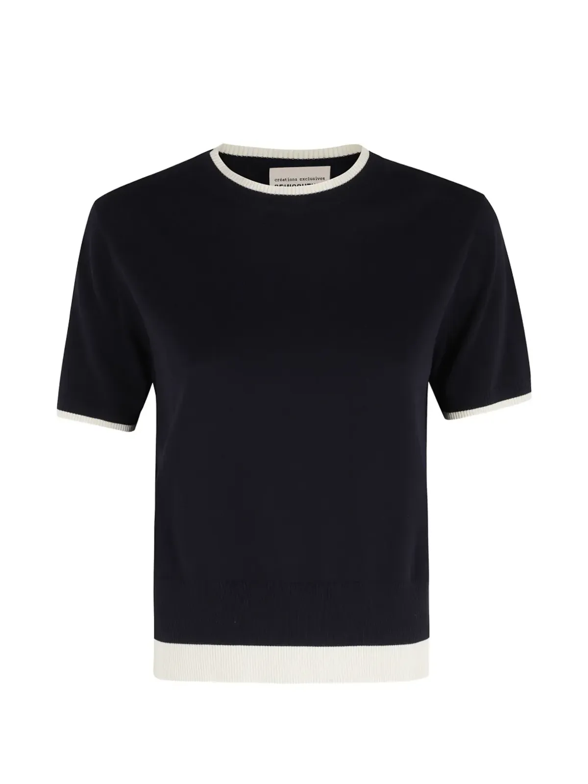 Semicouture レヤ ラウンドネック Tシャツ - ブルー - 画像1