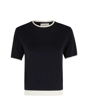 Semicouture レヤ ラウンドネック Tシャツ - ブルー - サムネイル1