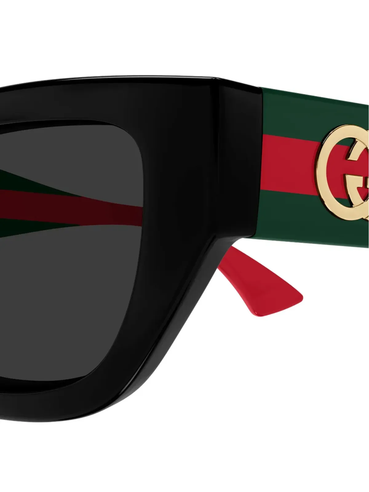 Gucci Eyewear ストライプロゴサングラス - 画像3