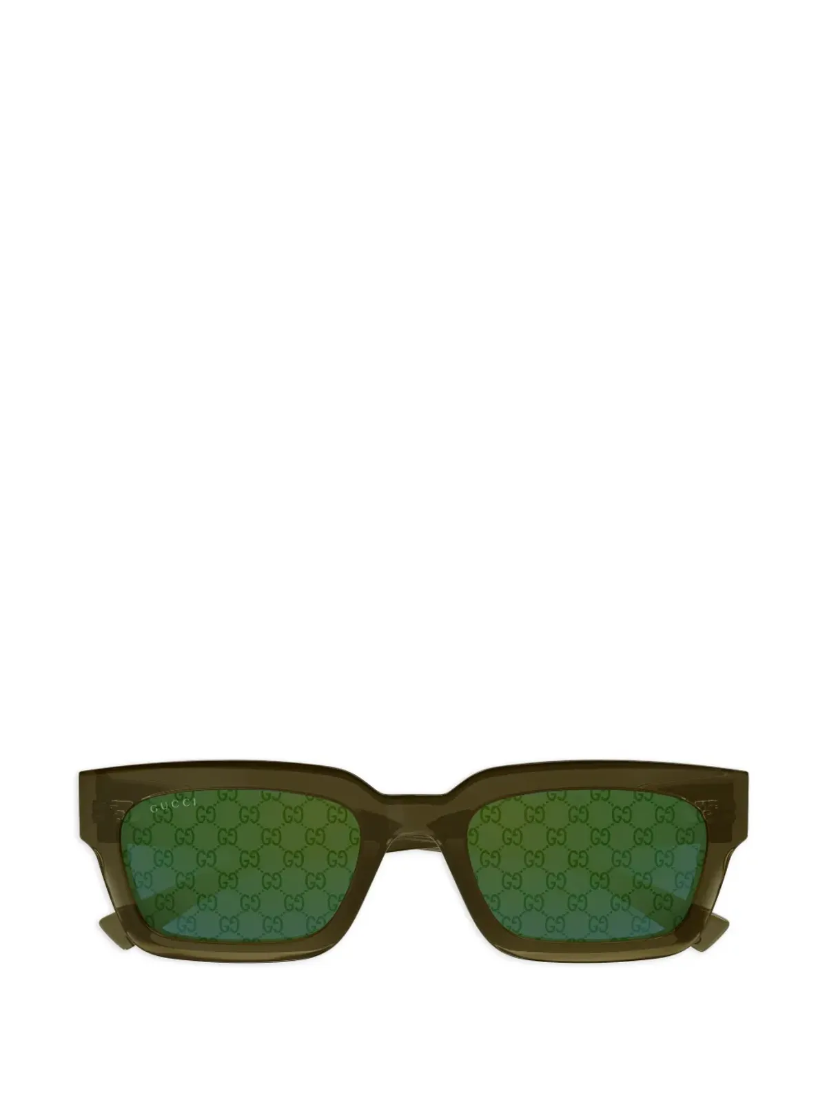 Gucci Eyewear モノグラムスクエアフレームサングラス - 画像1