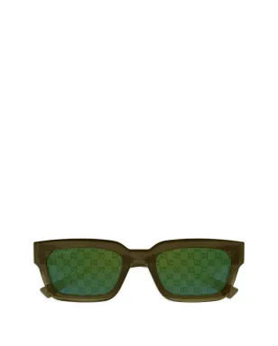 Gucci Eyewear モノグラムスクエアフレームサングラス - サムネイル1