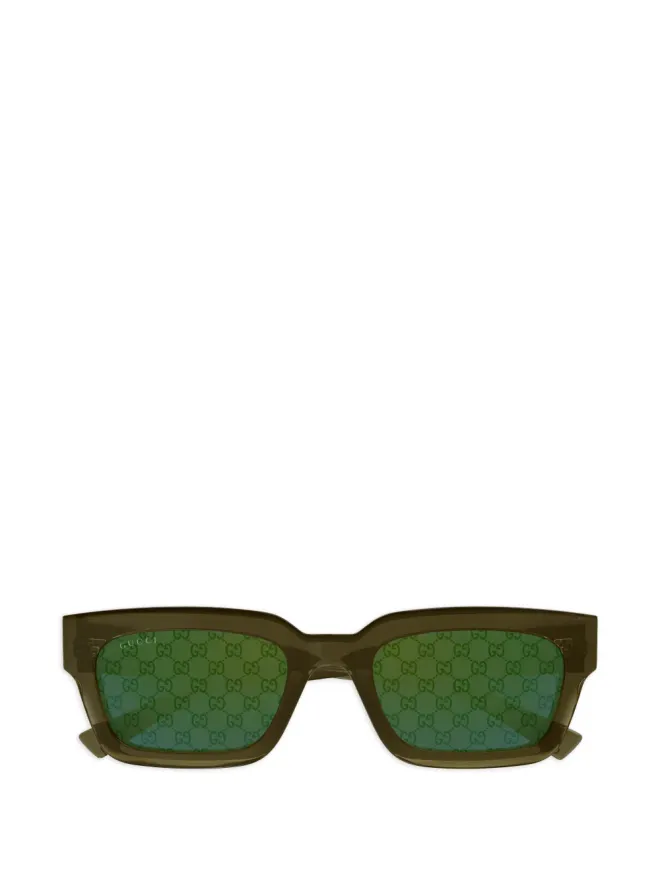 Gucci Eyewear Gucci Eyewear モノグラムスクエアフレームサングラスの商品画像
